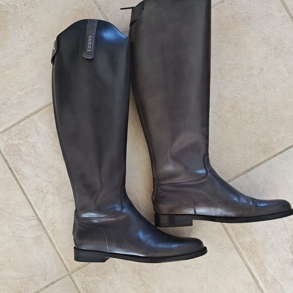 Gucci rider boots size 37, 7 - Picture 4 of 8